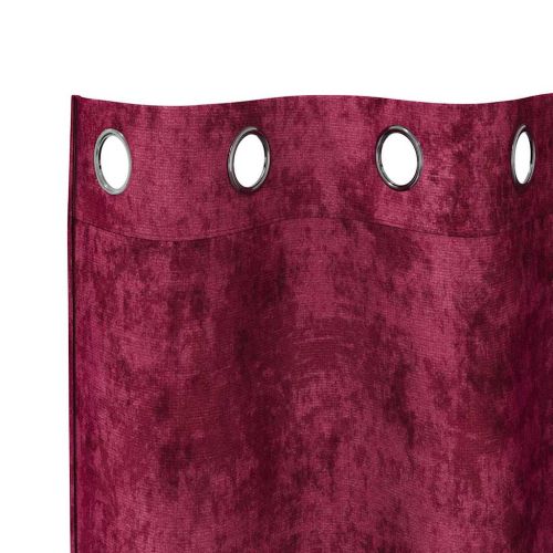 Кадифени завеси С завеси 2 pcs Виненочервен 175 x 140 см Кадифе