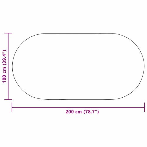 Килим ZIZUR Крем 200 x 100 cm Полипропилен