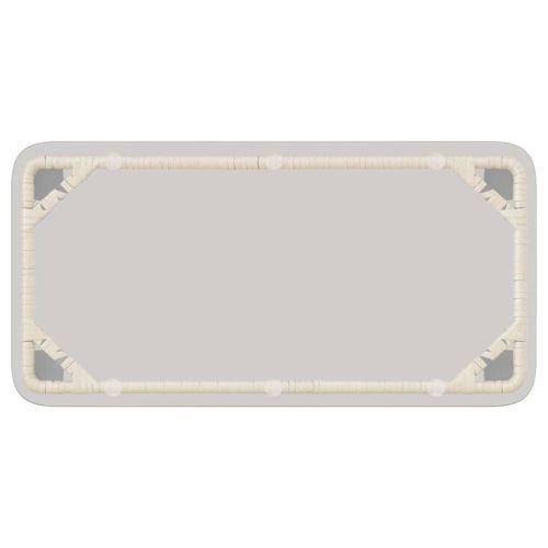 Градинска маса Естествен 80 x 40 x 45 см полиратан