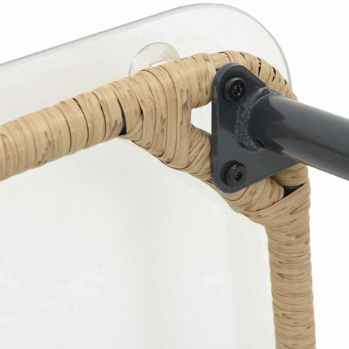 Градинска маса Естествен 80 x 40 x 45 см полиратан