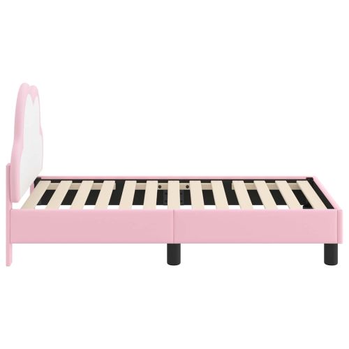 Легло за малко с главна дъска Розово 70 x 140 cm PU