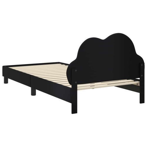 Рамка за легло с таблото Черно 90 x 190 cm PU