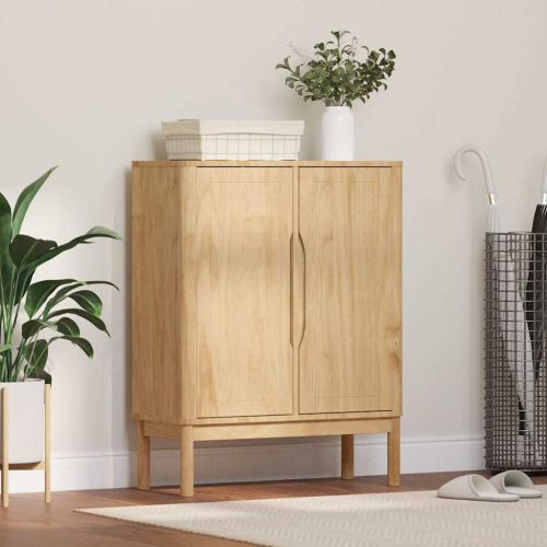 Служебен шкаф FLORO Кафяво с восъчно покритие 70 x 30 x 70,5 см