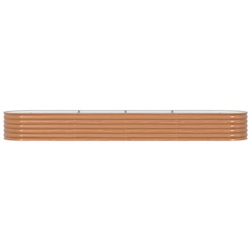 Повдигнато легло Кафяво 400 x 80 x 44 cm Стомана