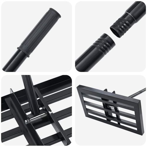 Градинска рейка Черно Прахово боядисана стомана