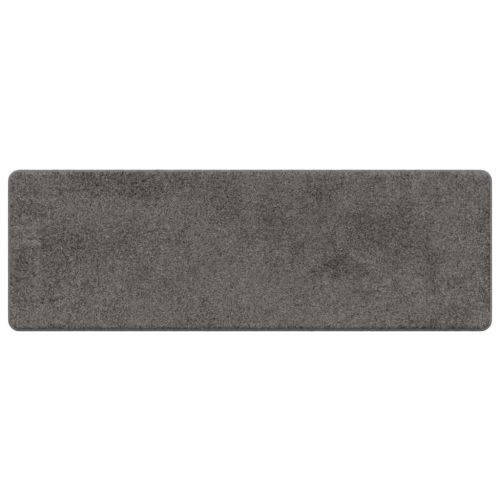Килим пътека Сив 50 x 150 cm 100% Полипропиленов Тапициран