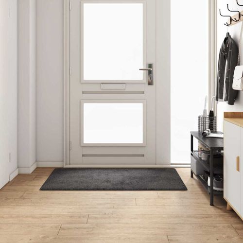 Килим пътека Сив 80 x 150 cm 100% Полипропиленов Тапициран