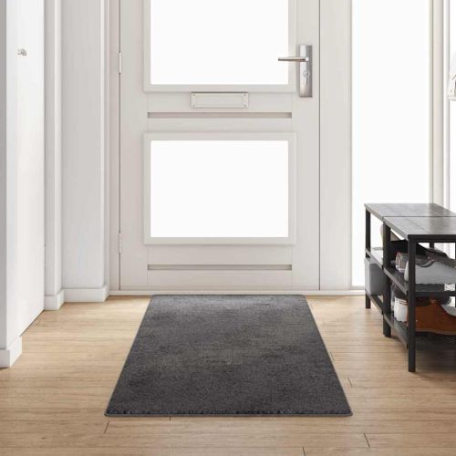 Килим пътека Сив 80 x 300 cm 100% Полипропиленов Тапициран