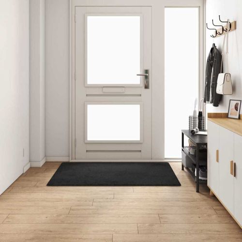 Килим пътека Черно 100 x 150 cm 100% Полипропиленов Тапициран