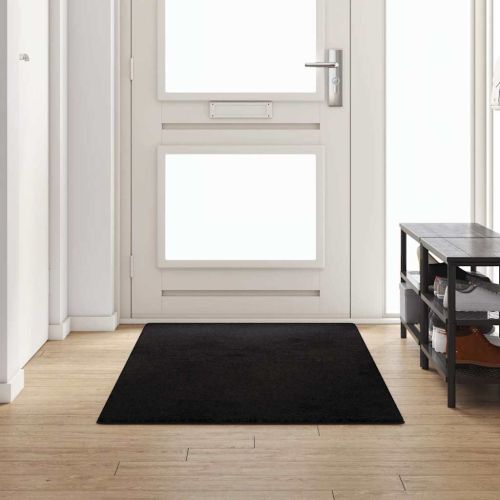Килим пътека Черно 100 x 250 cm 100% Полипропиленов Тапициран