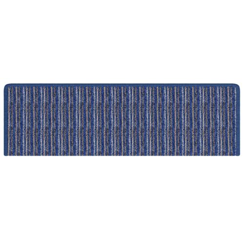 Самозалепващи стъпаловидни постелки 15 pcs Синьо 65 x 21 x 4 cm