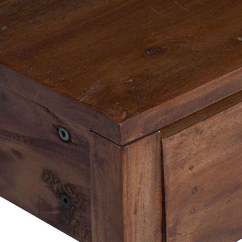 Стойка за растения Кафяво 30 x 30 x 80 cm Махагоново дърво