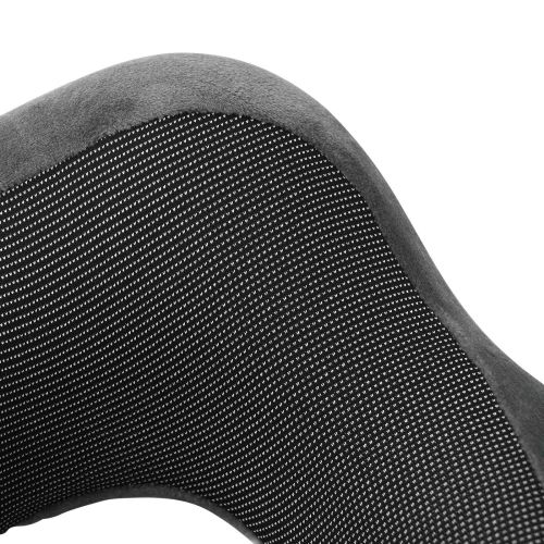 Пътен възглавник за врат Сив 27 x 26 x 14 см Мемори пяна