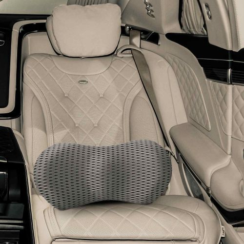 Възглавница за гръб Сив Мемори пяна 47,5 x 23 x 12 см