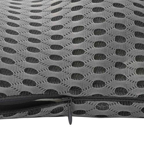 Възглавница за гръб Сив Мемори пяна 47,5 x 23 x 12 см