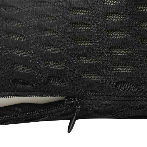 Възглавница за гръб Черен Мемори пяна 46 x 24 x 11 см