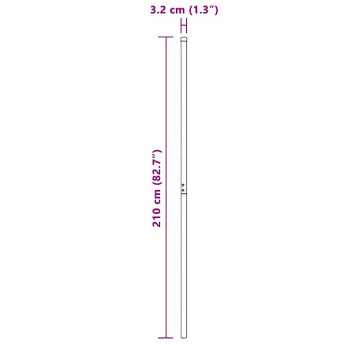 Стълб за ограда. 12 pcs Зелен Прахово покритие стомана