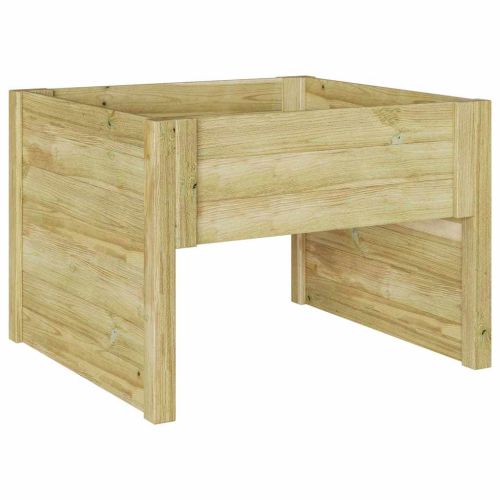 Гараж за косачка за трева Кафяво 79 x 73 x 56 см