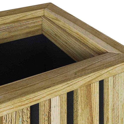 Градинарски кутии Кафяво 33 x 33 x 85 см