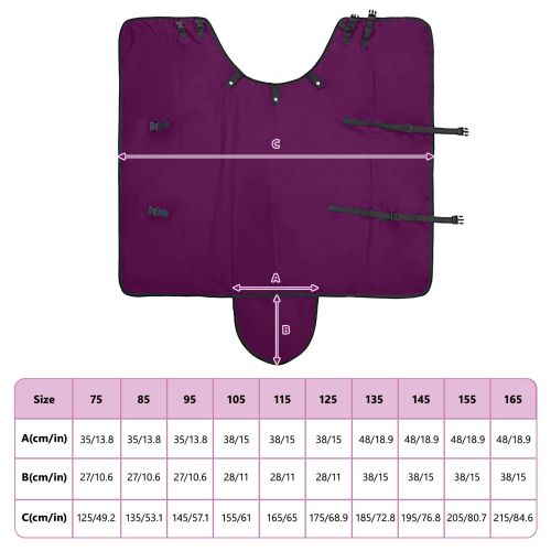 Конско одеяло Тъмен зелен и черен 115 cm Полиестер
