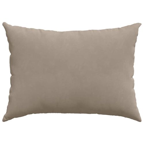 Диван възглавници 2 pcs Таупе 70 x 50 cm текстил
