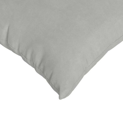 Диван възглавници 2 pcs Светлосиво 70 x 50 cm текстил