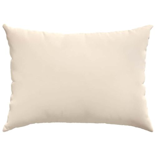 Диван възглавници 2 pcs Бежово 70 x 50 cm текстил