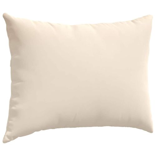 Диван възглавници 2 pcs Бежово 70 x 50 cm текстил