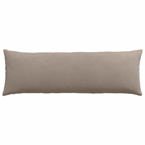 Диван възглавници 2 pcs Таупе 120 x 40 cm текстил