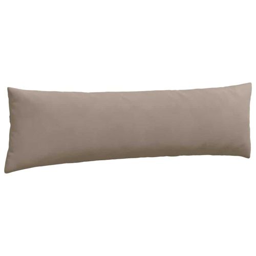 Диван възглавници 2 pcs Таупе 145 x 40 см текстил