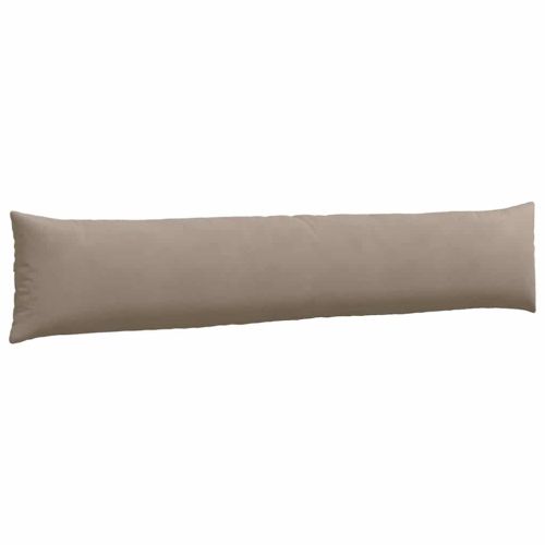 Диван възглавници 2 pcs Таупе 200 x 40 см текстил