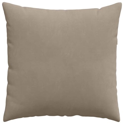 Диван възглавници 2 pcs Таупе 60 x 60 cm текстил