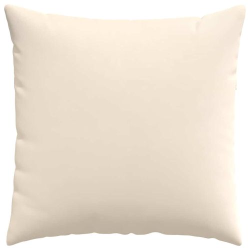 Диван възглавници 2 pcs Бежово 60 x 60 cm текстил