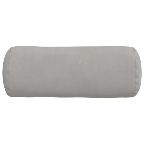 Възглавници валяци 2 pcs Светлосиво Ø 15 x 40 см