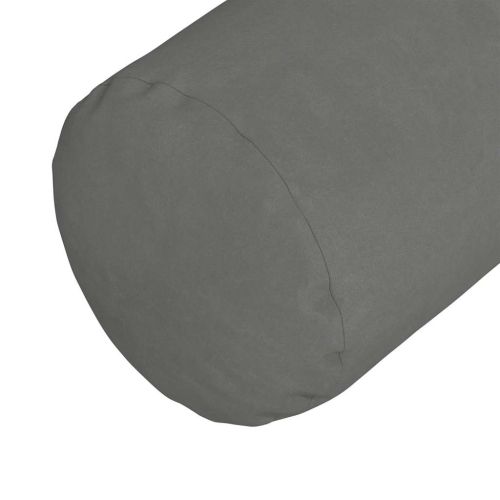 Възглавници валяци 2 pcs Тъмен сив Ø 15 x 40 см