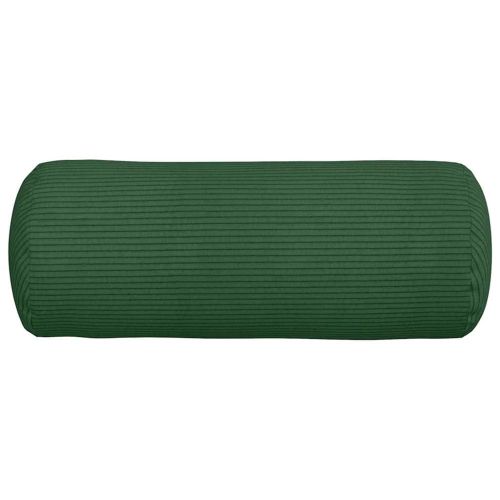 Възглавници валяци 2 pcs Тъмен зелен Ø 15 x 40 см