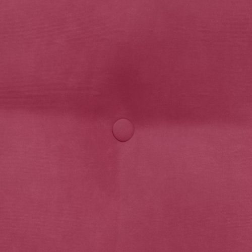 Възглавница за гръб Виненочервен 45 x 24 x 50 см Кадифе