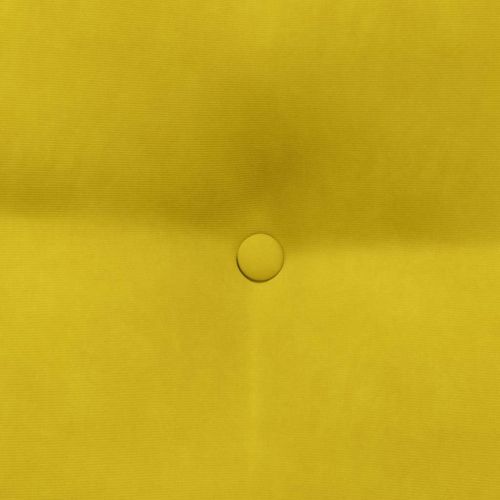 Възглавница за гръб Жълто 45 x 24 x 50 см Кадифе