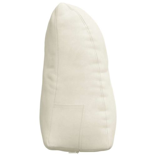 Възглавница за гръб Крем 45 x 24 x 50 см Кадифе