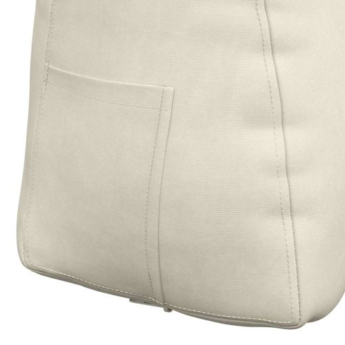 Възглавница за гръб Крем 45 x 24 x 50 см Кадифе