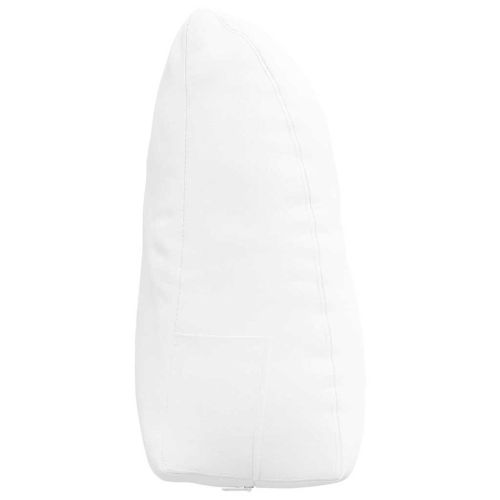 Възглавница за гръб Бяло 60 x 24 x 50 см текстил