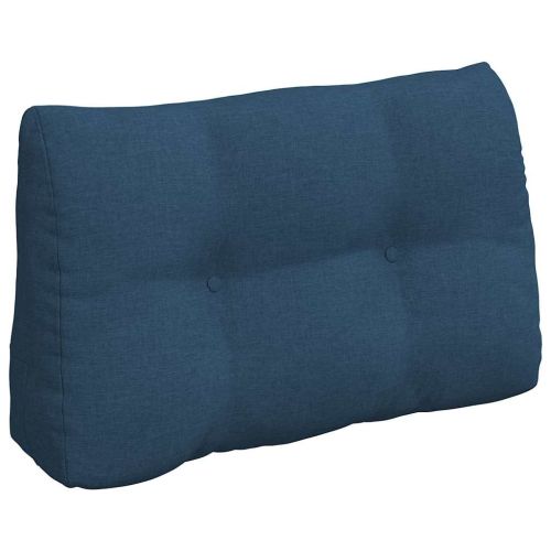 Възглавница за гръб Синьо 80 x 24 x 50 см текстил