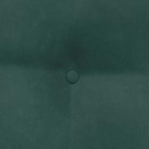 Възглавница за гръб Тъмен зелен 80 x 24 x 50 см Кадифе