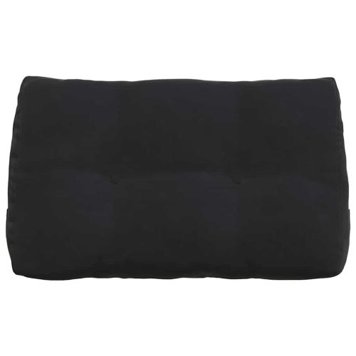 Възглавница за гръб Черно 80 x 24 x 50 см Кадифе