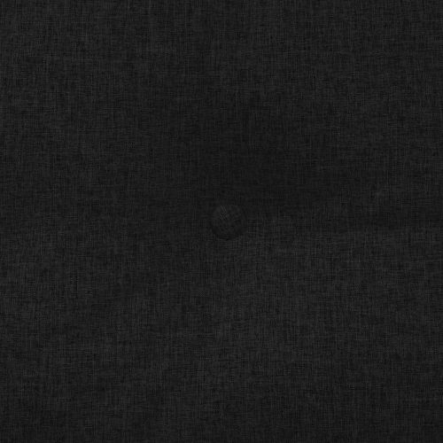 Възглавница за гръб Черно 100 x 24 x 50 см текстил