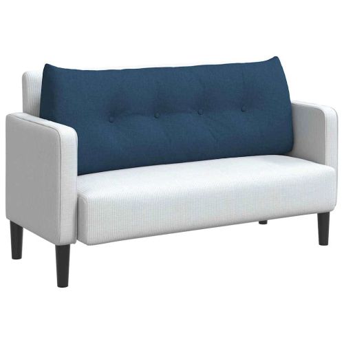 Възглавница за гръб Синьо 120 x 24 x 50 см текстил