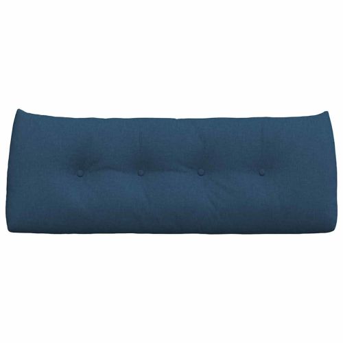 Възглавница за гръб Синьо 120 x 24 x 50 см текстил