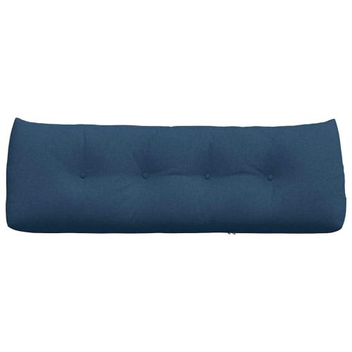 Възглавница за гръб Синьо 140 x 24 x 50 см текстил