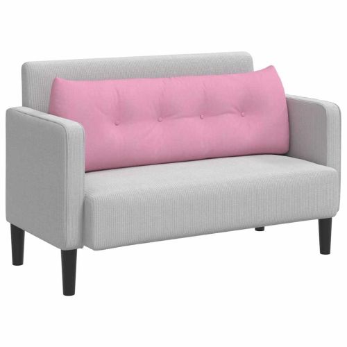 Възглавница за гръб Розово 140 x 24 x 50 см текстил