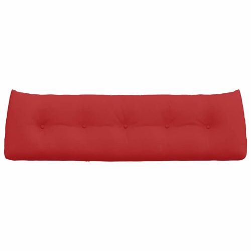 Възглавница за гръб Червено 160 x 24 x 50 см текстил